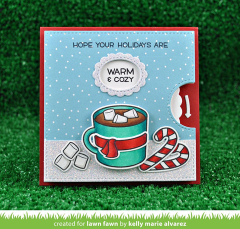 Lawn Fawn - Thanks A Latte - Stamp and Die Sets