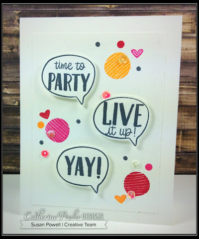 Catherine Pooler - Punctuated Party Stamp Set