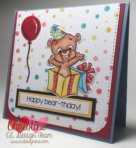 C.C. Designs - Bears Clear Stamps and Dies