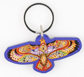 Earth Art International - Hawk Key Chain - Sue Coccia