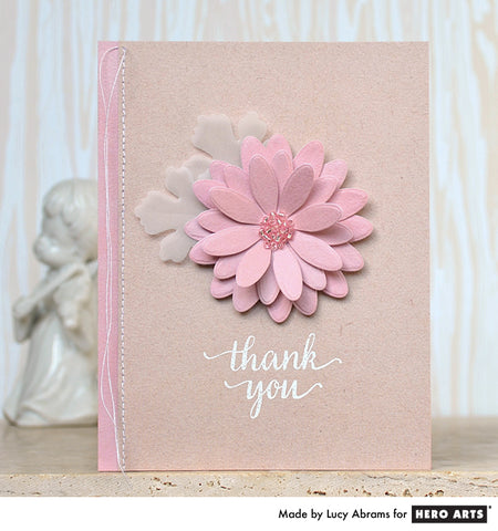 Hero Arts - Paper Layering Dies Mum Flower