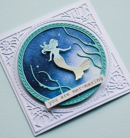 Memory Box - Mermaid Wonder Frame Craft Die