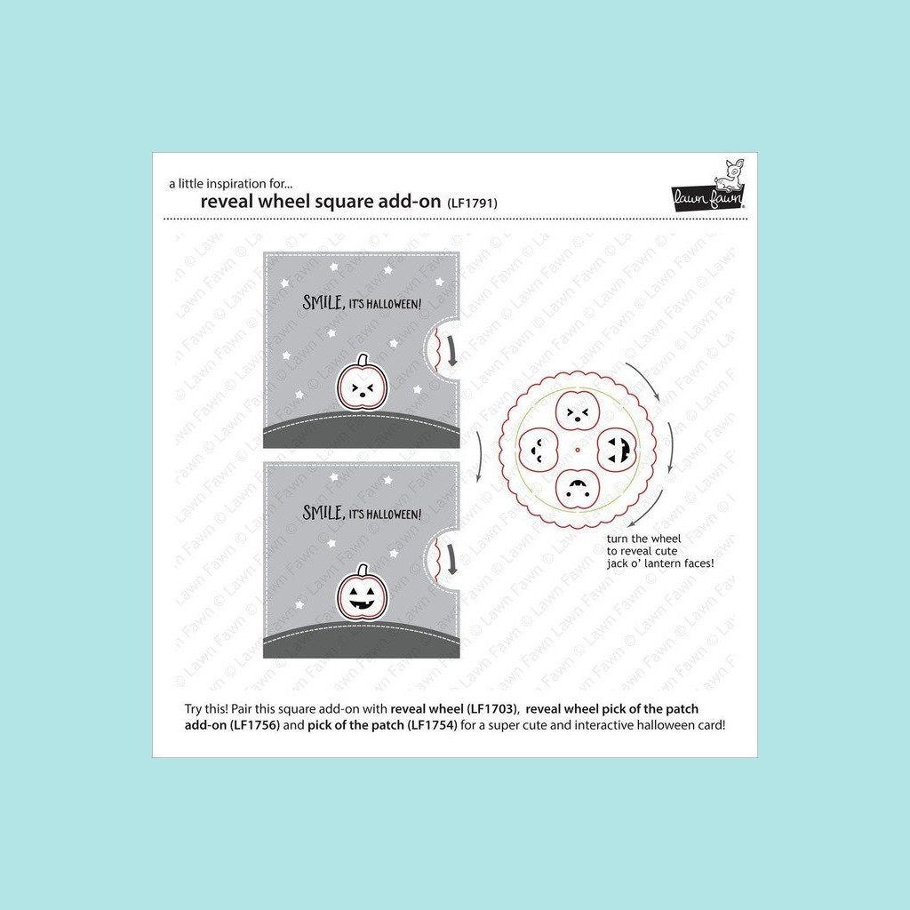 Lawn Fawn Reveal Wheel Square Add-On  ̹ ˻