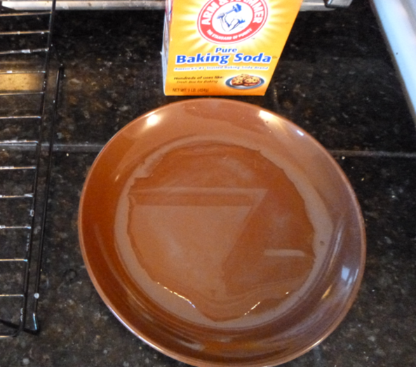 Fire retardant baking soda solution