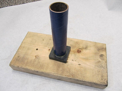 Mortar Tube Mounted on Wood Block