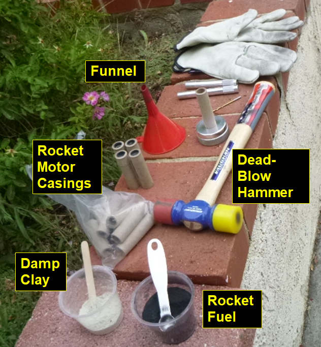 Materials for making rocket motors