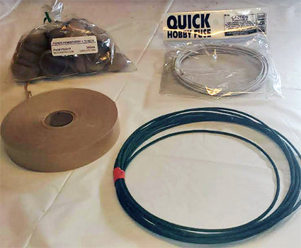 Materials supplied in the Skylighter shell kit