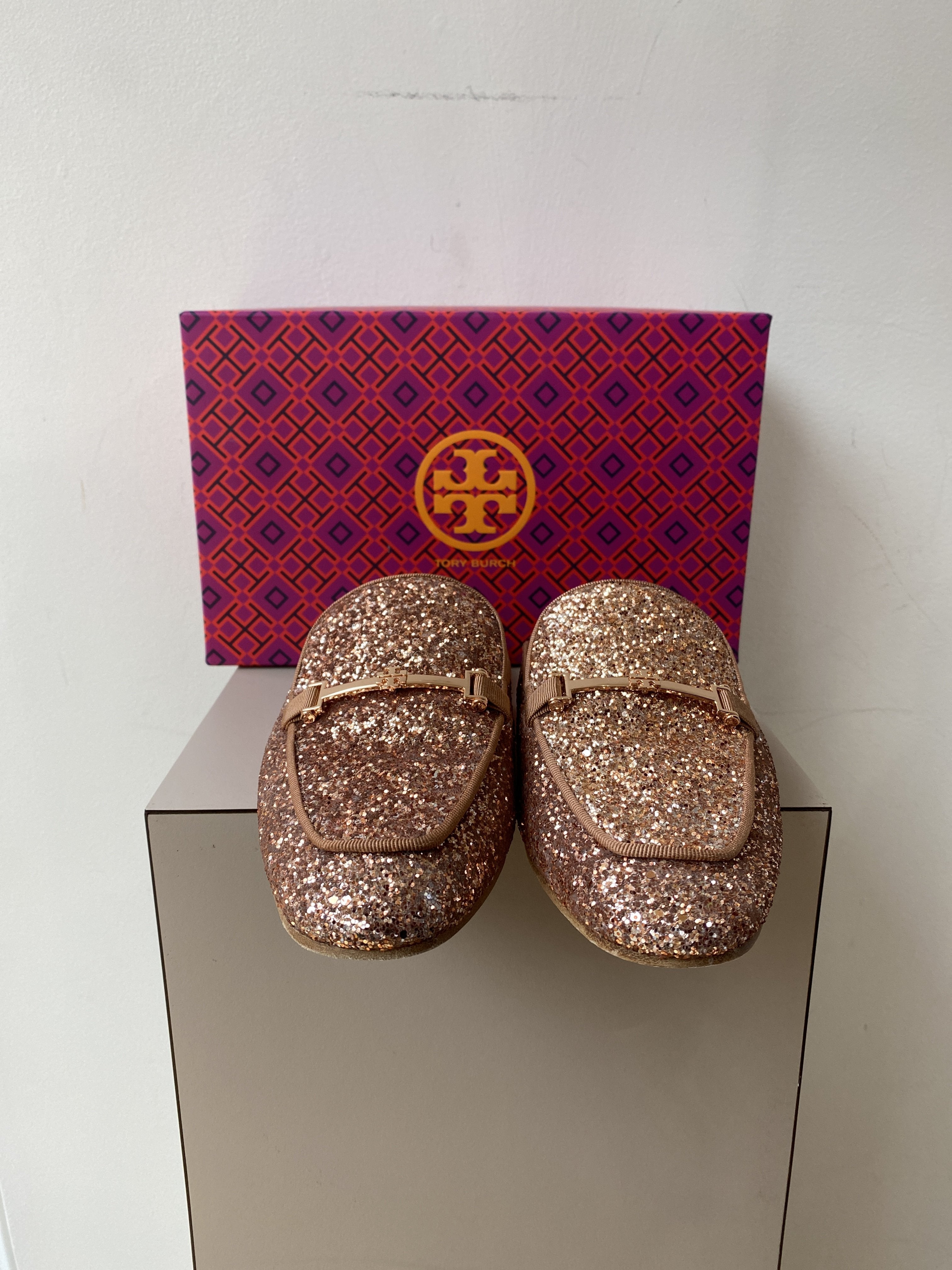 tory burch amelia glitter loafer