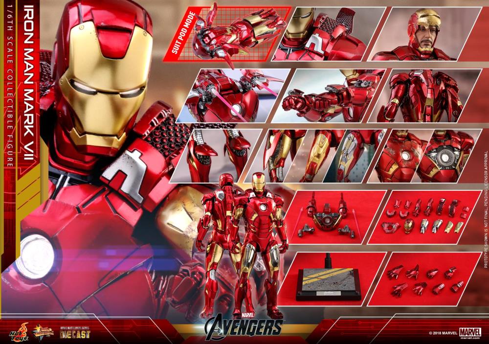 iron man hot toys diecast