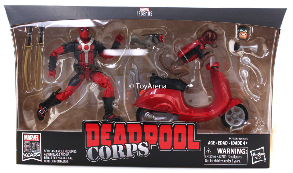 marvel legends deadpool scooter