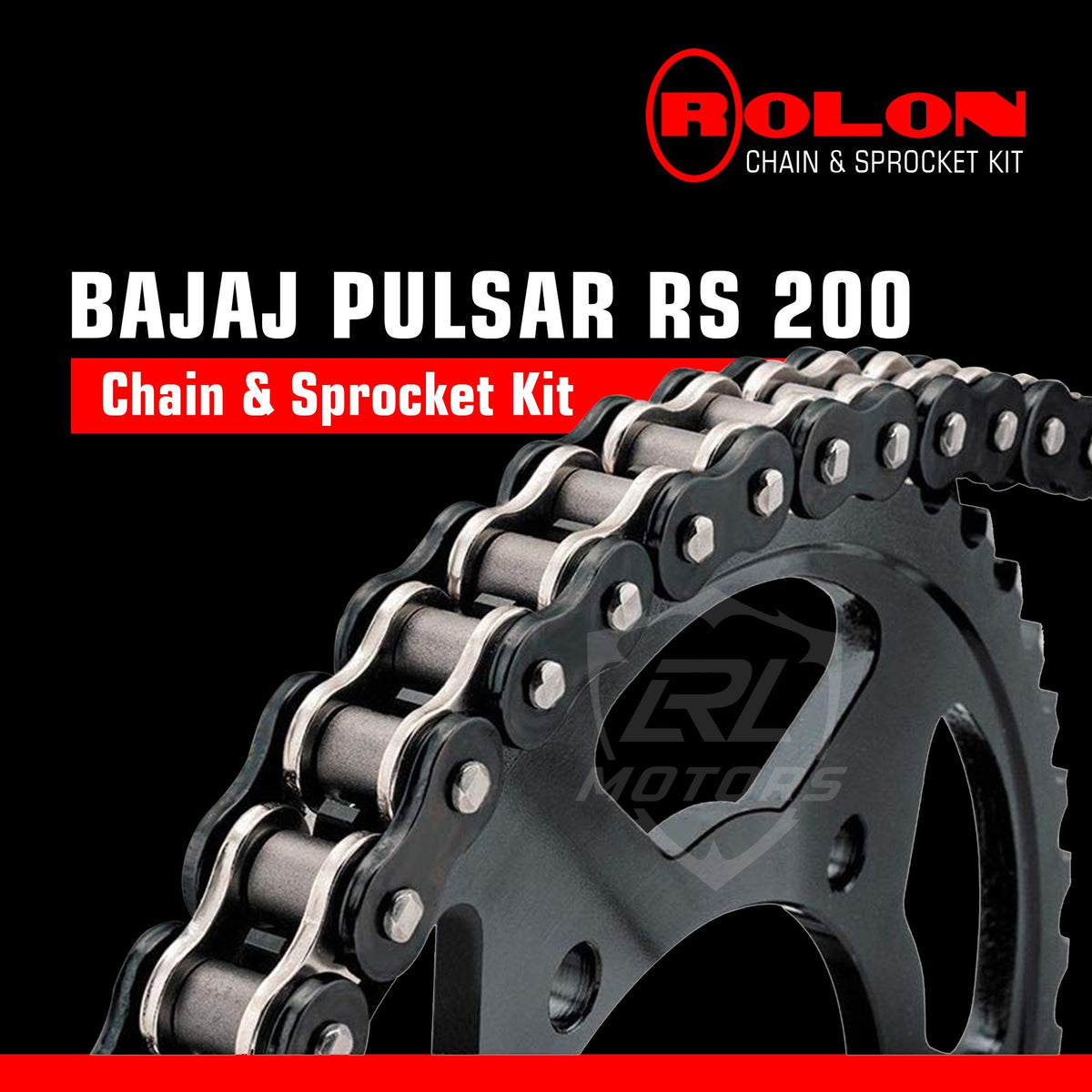 bajaj pulsar rs 200 chain sprocket price