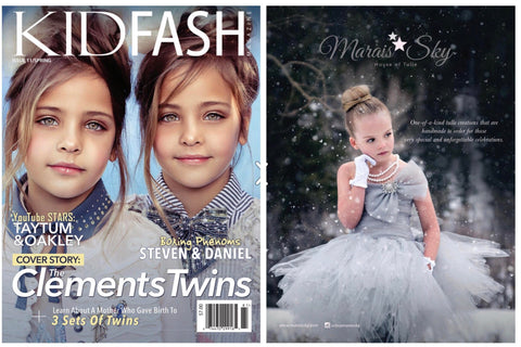 KIDFASH MAGAZINE - APRIL 2018 the Clemments twins and flower girls