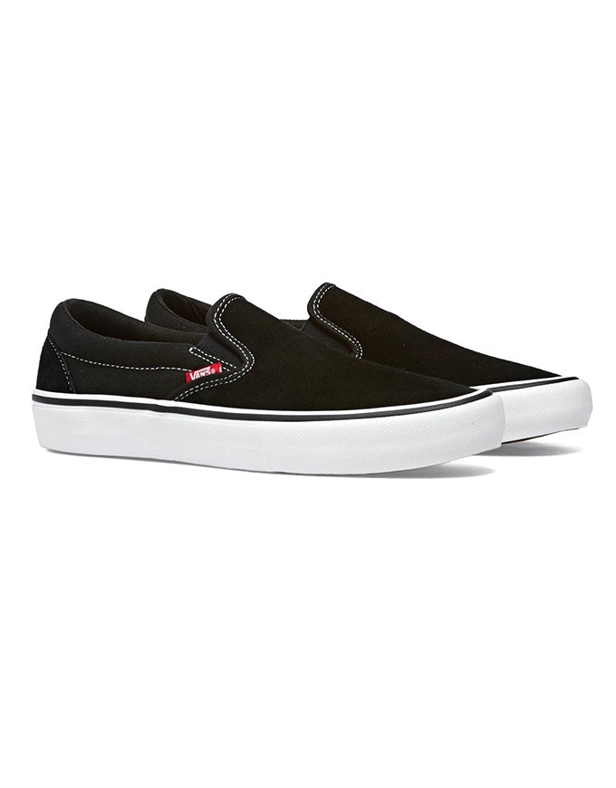 vans slip on pro white gum