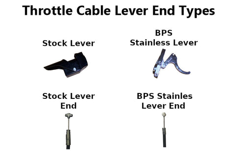 Throttle Cable Lever End Types