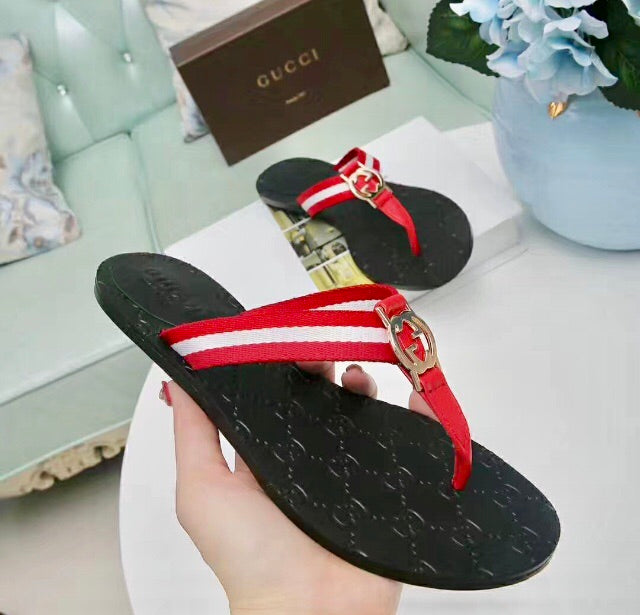 gucci inspired flip flops