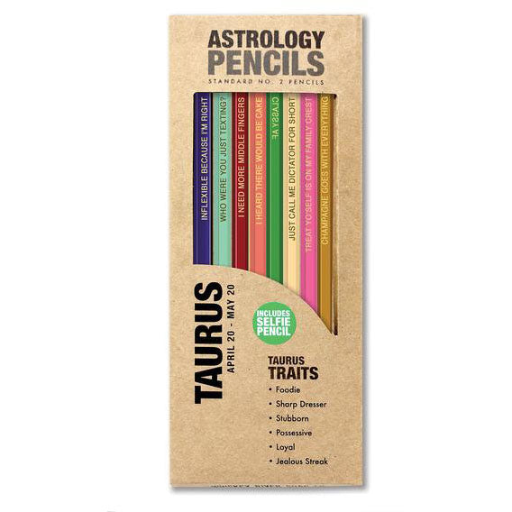 Astrology Pencils Taurus Latitudes Longitudes