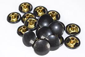 Military-black-oxide-snap-fasteners