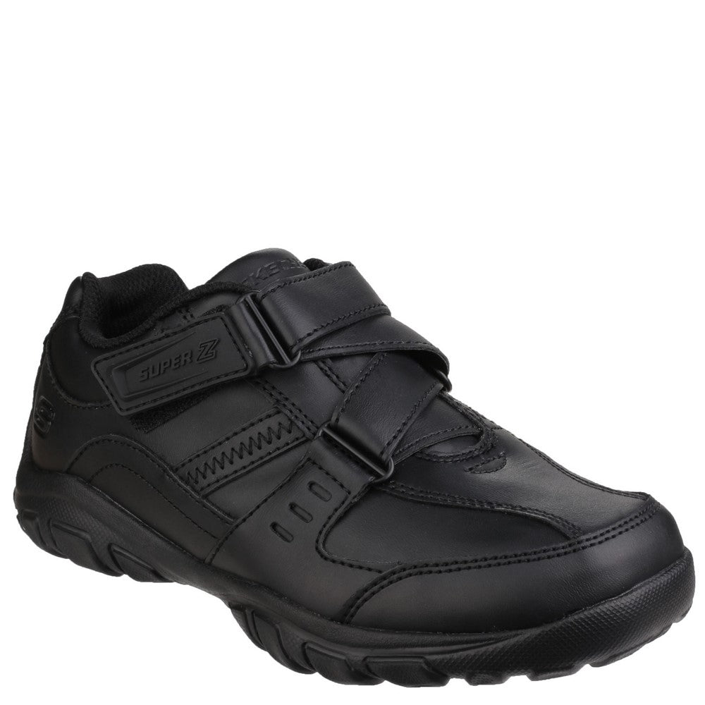skechers black shoes for school