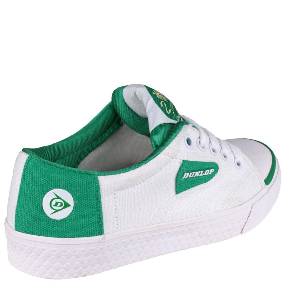 dunlop green flash trainers