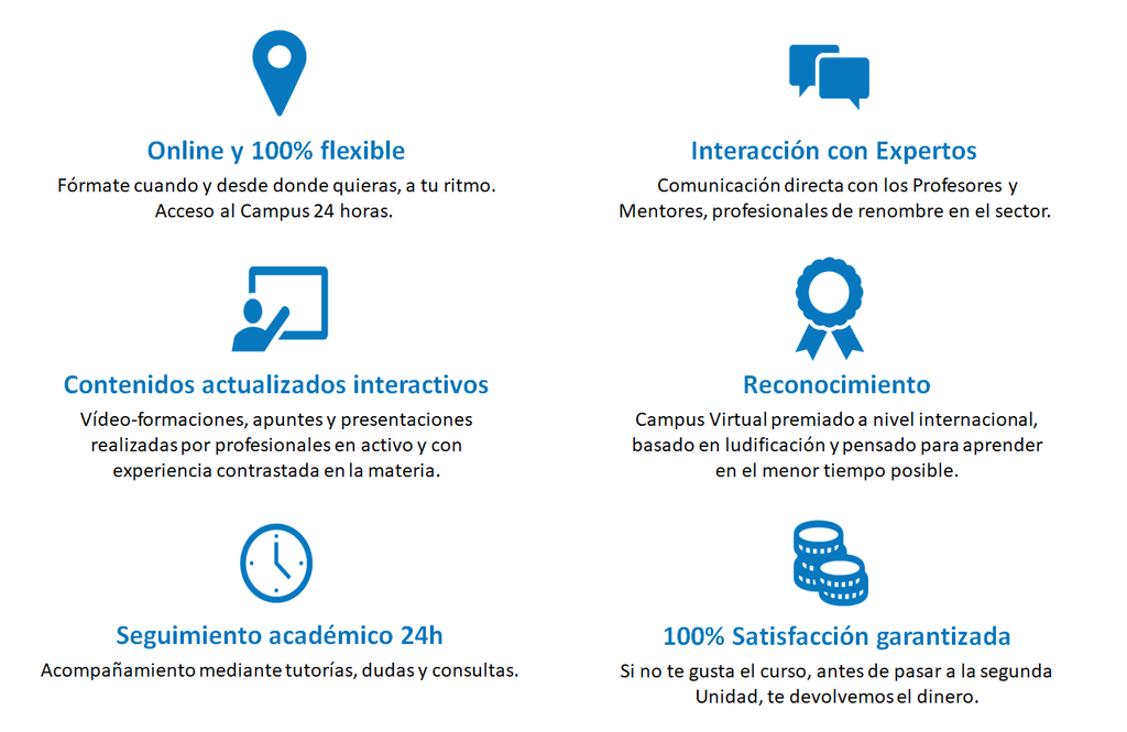 Características Cursos LISA Institute