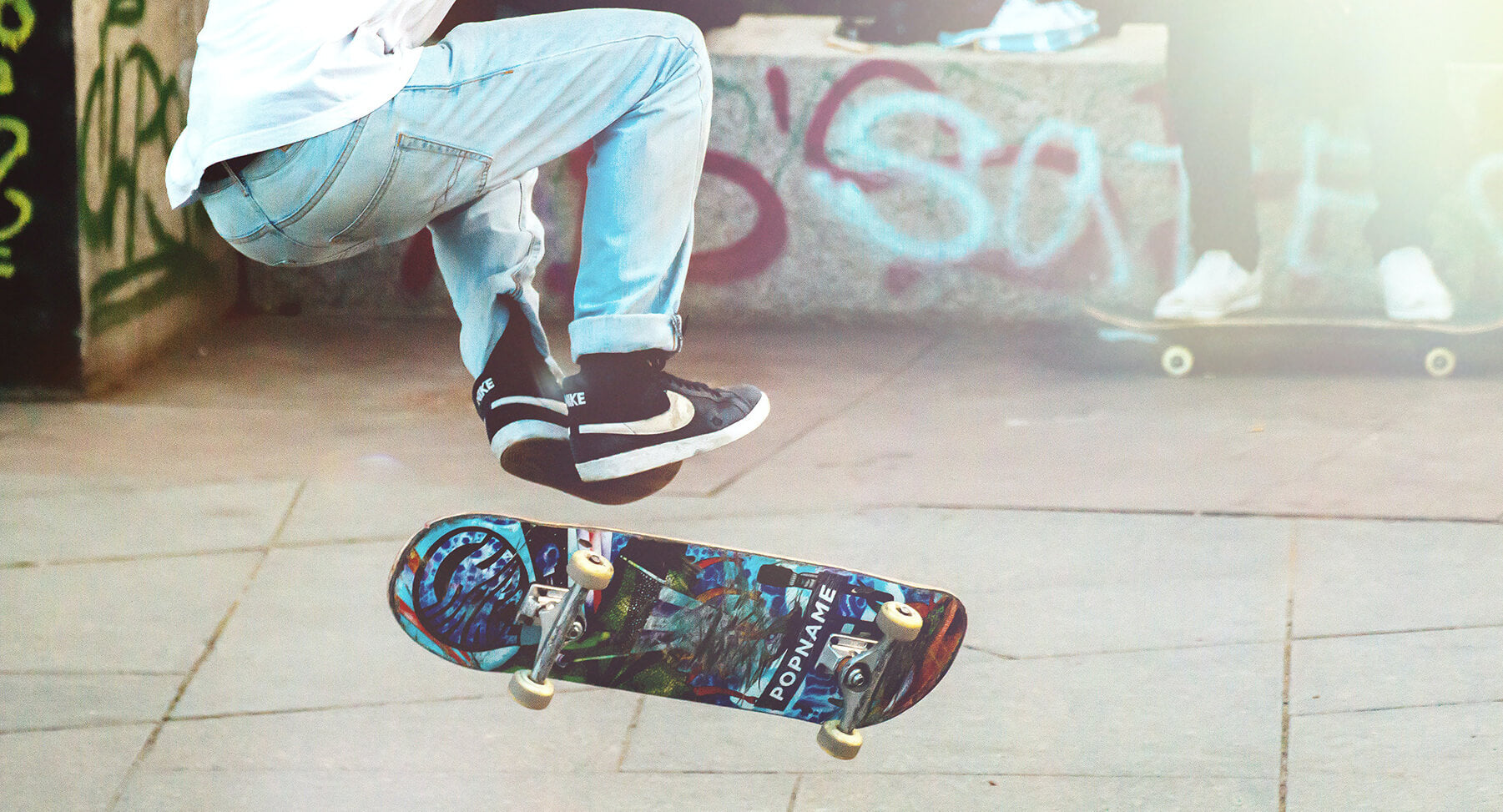 skateboard art, skate deck art, skateboard wall mount horizontal