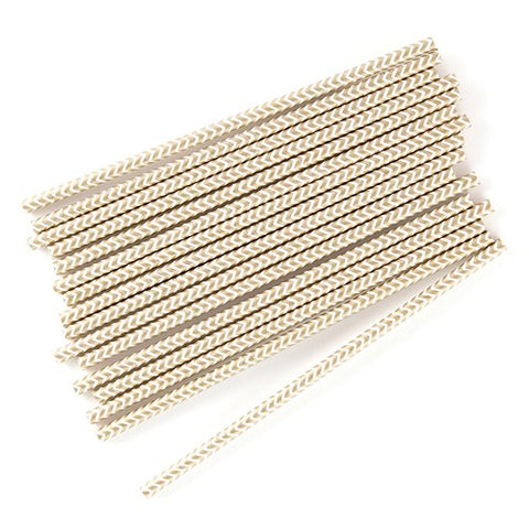 Chevron Style Paper Straws