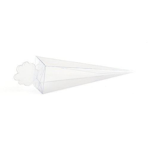 Clear Triangular Acetate Boxes