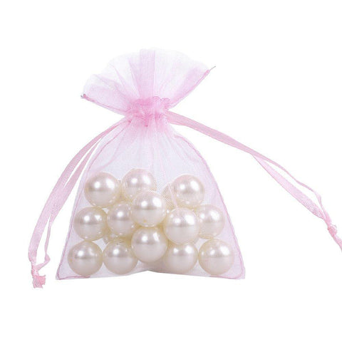 50 Sheer Fairy Pouches - Light Pink