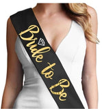 Bride to Be Sash - Black