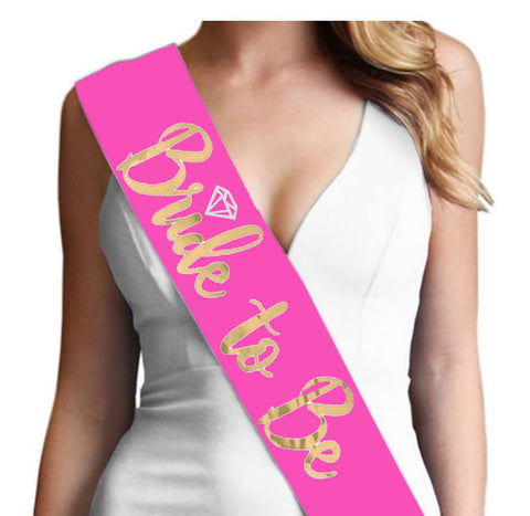 Bride to Be Sash - Pink