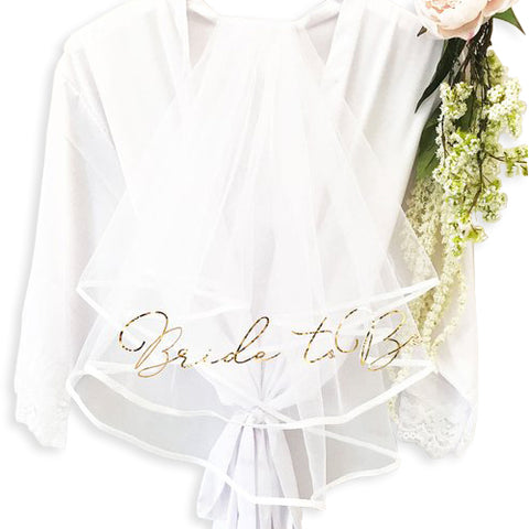 Bride to Be Bachelorette Veil