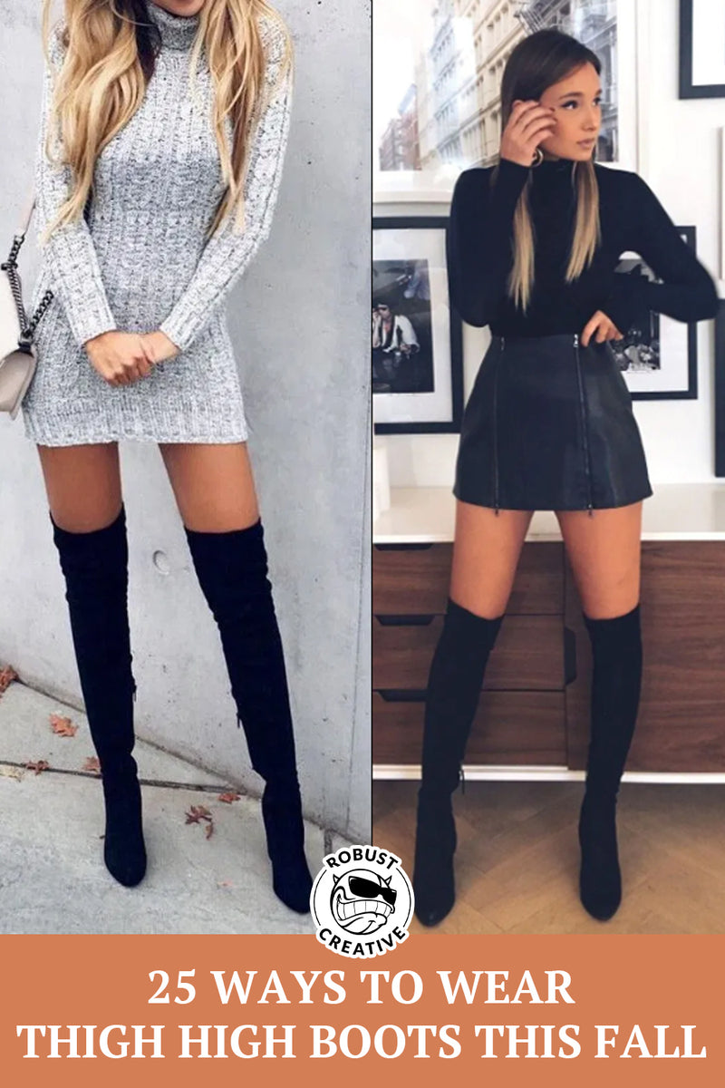 thigh high dress boots