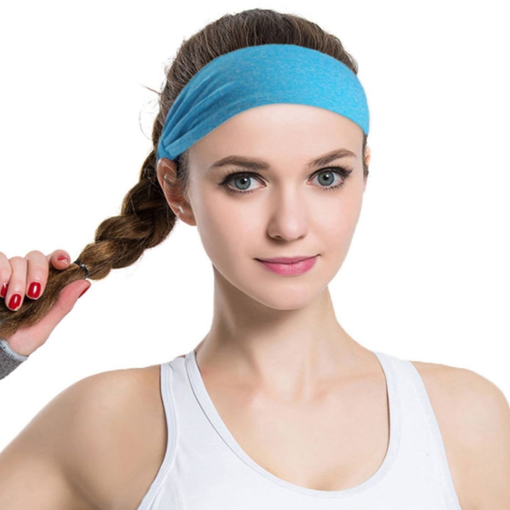 Athletic Women’s Work-Out Head Wrap Sweatband ETCBUYS Sports Fitness Headband 