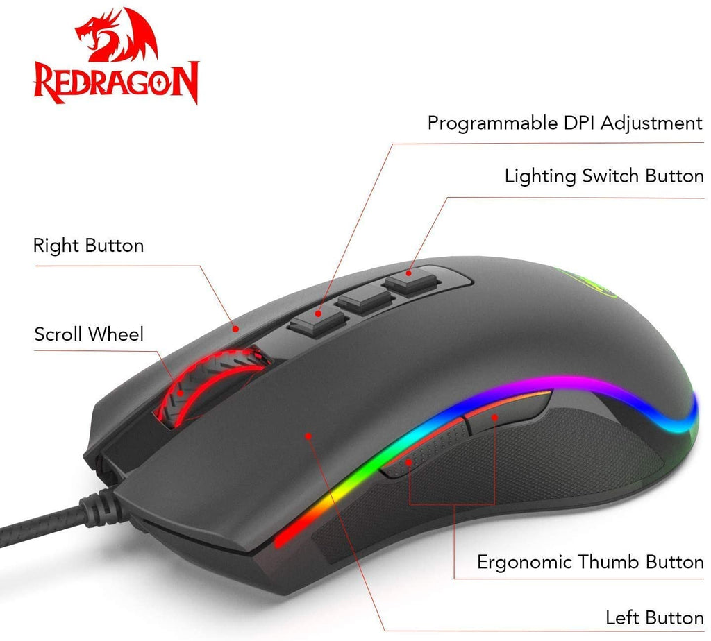 redragon m711 cobra gaming mouse