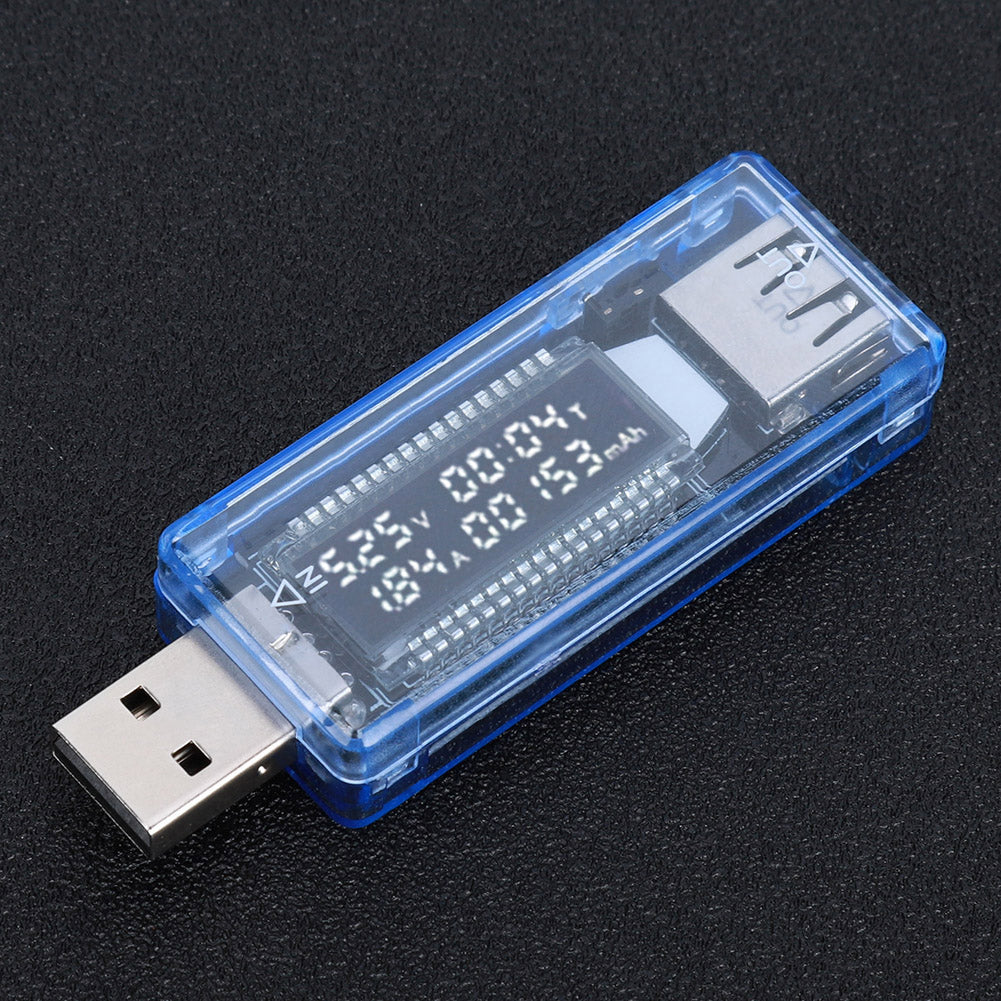LCD USB Detector Voltmeter Ammeter Power Capacity Tester Voltage Current Meter 