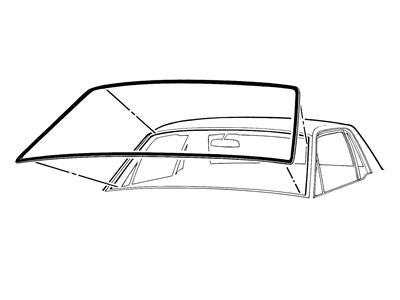 1964-1968 Ford Mustang Windshield Seal