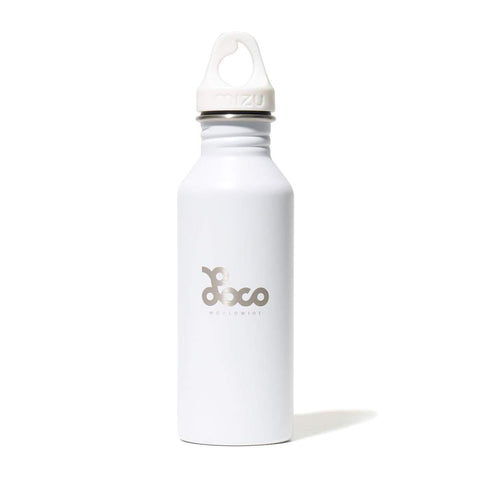 Loco Water Bottle - White-Mizu-Aggressive Skate,Cuffs buckles straps,Random Stuff,white
