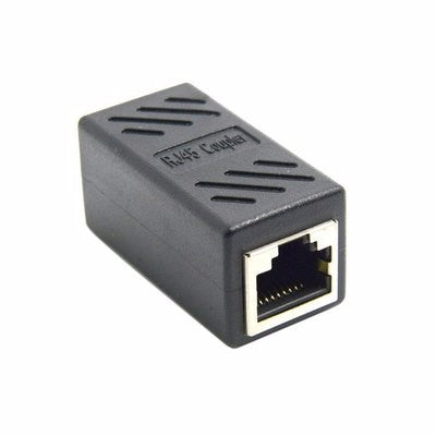 2Pack RJ45 LAN connector inline Cat7/Cat6/Cat5e Ethernet Cable Extender AdaptCH 