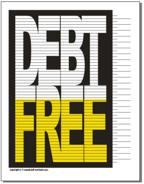 Debt Free Charts Printable