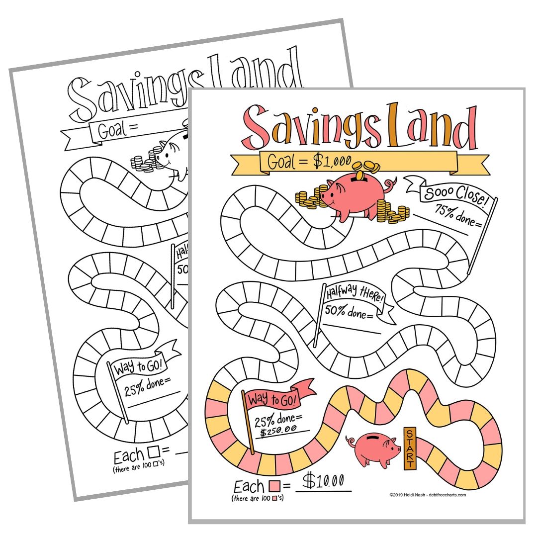 savings-land-game-debt-free-charts