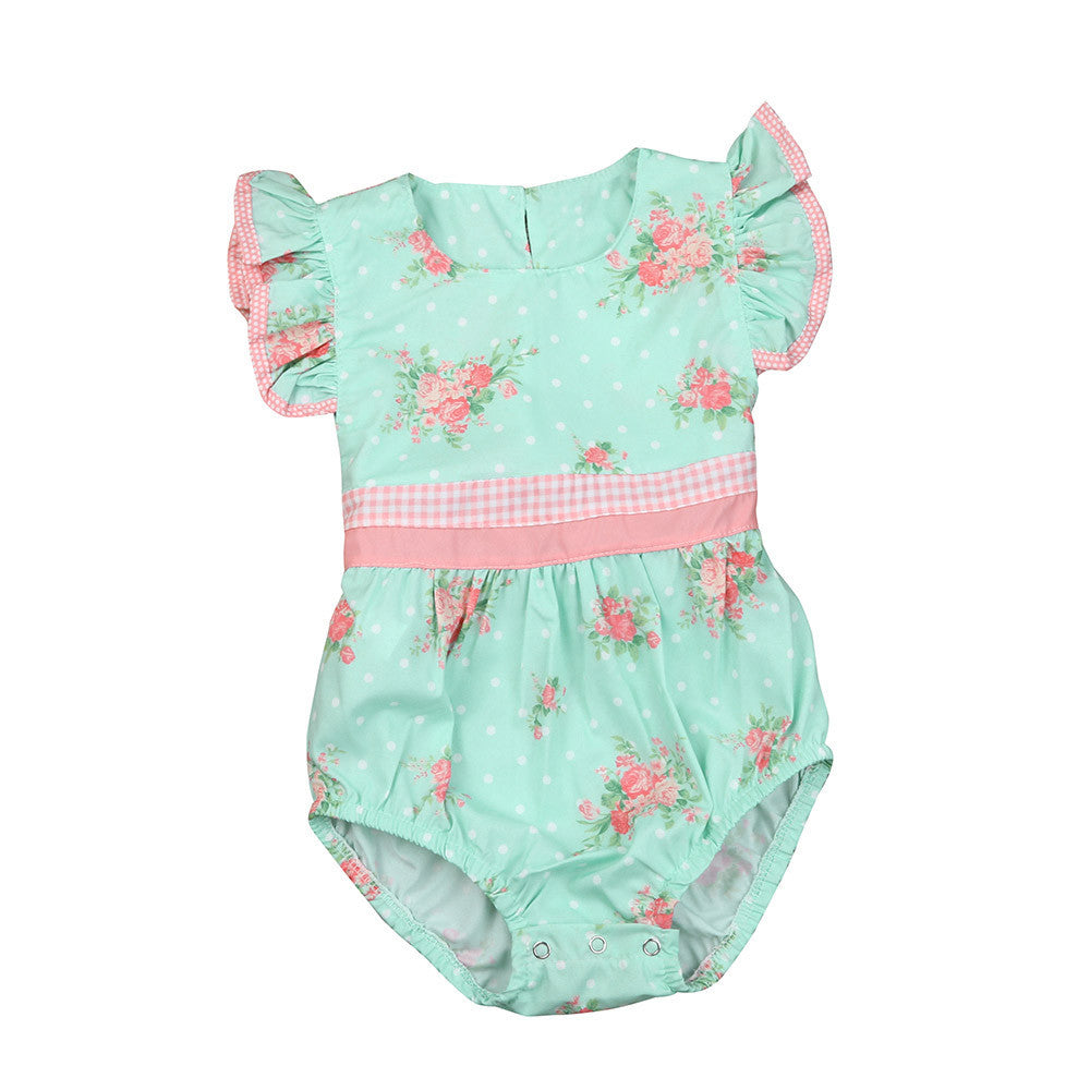 infant girl rompers