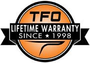 TFO Lifetime Fly Rod Warranty Badge Logo