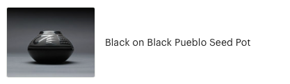 Customer review of Black on Black Pueblo Seed Pot from High Desert Dry Goods 