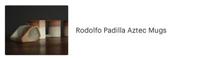 Customer review of Rodolfo Padilla Aztec Mugs from High Desert Dry Goods 