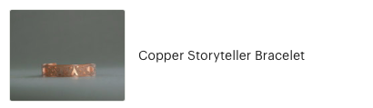 Customer review of Copper Storyteller Bracelet from High Desert Dry Goods 