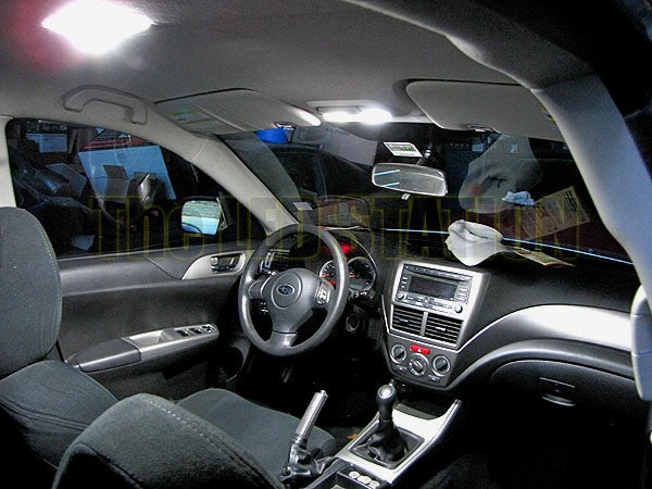 08 12 Subaru Impreza Wrx 5 Door Led Interior Lights 3 Bulbs