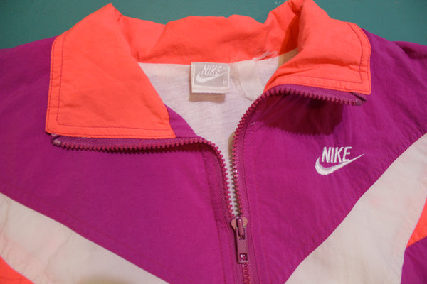 pink and purple nike jacket