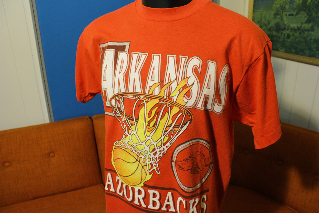 Arkansas Razorbacks Vintage 90's 50/50 Ball Basketball S thefuzzyfelt