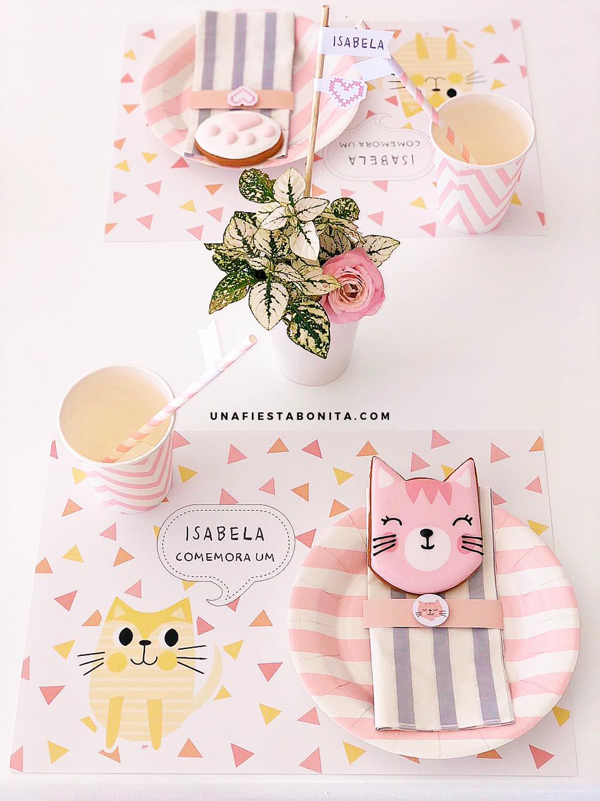 imprimibles para fiestas ideas tematica gatitos