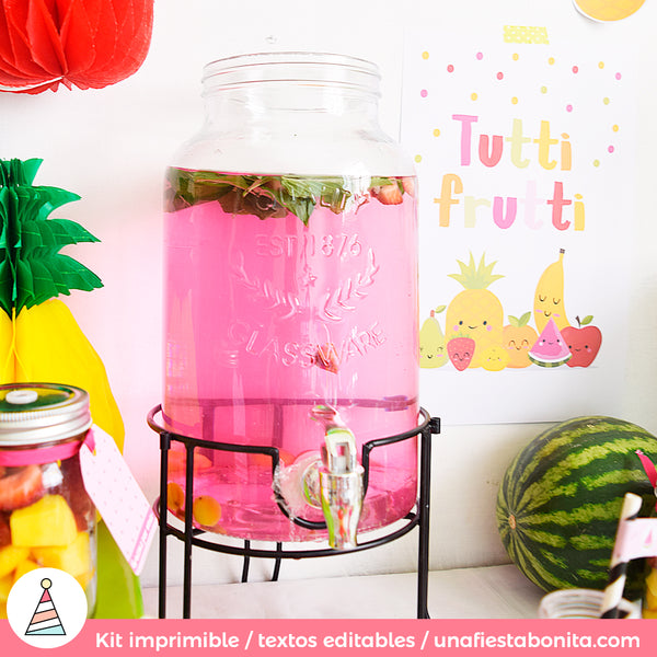 Party ideas Tutti Frutti